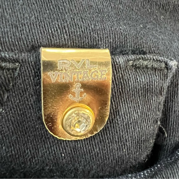 REVEL Vintage RVL Jeans Size 14 Black Skinny Lift Technology Colombian Stretch - Picture 8 of 12